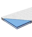 Genius eazzzy Topper Royal Hybrid Größe 80 x 200 x 11 cm Höhe 11 cm, Matratzentopper mit Gel-Memory-Schaum, Federkern-Topper Temperaturregulierend, Antibakterielle Silbercover, Hart-Weich-2 Seite,