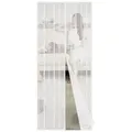 Sekey Insektenschutz-Tür Magnetisches Fliegengitter Türvorhang für Balkon- und Terrassentür, weiß, ohne Bohren, Insektenschutz 140 cm x 240 cm