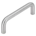 Siro Möbelgriff Kratos Schubladengriff 96 x 106 mm Griff Edelstahl gebürstet (218114)