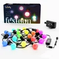 NEU: Twinkly Festoon Starter Kit IP44 Lichterkette Bluetooth Sensor 20x RGB LED