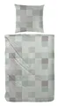 H.G. Hahn Haustextilien Bettwäsche Hahn Feinbiber Bettwäsche Pixels, Feinbiber, 2 teilig