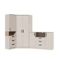 Möbelset GRANT Set 38C Kleiderschrank Kommode Regal Jugendzimmer Wohnzimmer