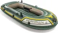 INTEX Schlauchboot mit Rudern und Pumpe Seahawk 2 Set 68347NP