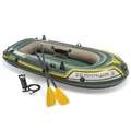 Schlauchboot mit Ruder und Pumpe Aufblasbares Boot Ruderboot Angelboot INTEX