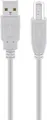USB 2.0 Hi-Speed-Kabel, grau 1,8m