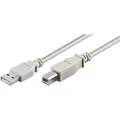 Goobay USB 2.0 Hi-Speed Kabel Grau 1,8 m