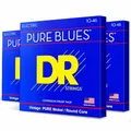 DR Strings PHR-10 Pure Blues -10-46, Elektrogitarre 3-Pak