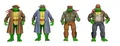 Teenage Mutant Ninja Turtles Actionfiguren 4er Pack Gangster Turtles 18 cm