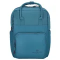 Kenorada Rucksack Leisure S | Moderner Daypack mit 11"-Laptopfach | Leichter Tagesrucksack mit verstellbaren Schulterriemen | Zwei Außenfächer & praktische Steckfächer (green transformative teal)