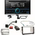 Kenwood DPX-7300DAB Bluetooth Digitalradio Einbauset für Kia Venga