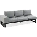 Niehoff Malta 3-Sitzer Sofa Aluminium - Anthrazit