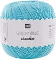 Rico Design Essentials Crochet, 100% Baumwolle, türkis
