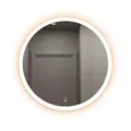 Home Deluxe - LED-Spiegel - Rund - 3 Verschiedene Lichtfarben - Antibeschlagssystem - 38 Watt Gesamtleistung I Wandspiegel Badspiegel Badezimmerspiegel - Variantenauswahl (EMMI - 60 cm)