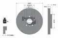 2 PCS BENDIX Braking BDS1176HC Brake Disc