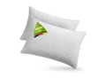 Juskys Kissen 40x60 cm für Bett - 2er Set Kopfkissen mit Memory-Foam Füllung - Weiß