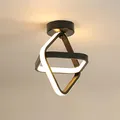 Goeco Deckenlampe Flur LED, Deckenleuchte 24W 2700LM, Deckenbeleuchtung Lampen Deckenlampen für Balkone Flurgarderobe Warmweißes Licht 3000K