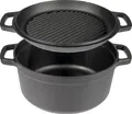 Browin Gusseisen-Topf Mit Pfanne, 3,5 L