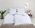 OTTO home Bettwäsche Violetta in Gr. 135x200 oder 155x220 cm, Renforcé, 2 teilig, Bettwäsche aus Baumwolle, romantische Bettwäsche mit Volants