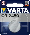 VARTA Knopfzelle Lithium CR2450, 1er Blister
