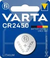 1 x Varta CR2450 CR 2450 Knopfzelle Lithium 3V in Blister