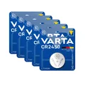 5x 1er Blister Varta CR 2450 Lithium Knopfzelle Batterie CR2450 3V
