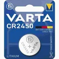 CR2450 Knopfzelle, 3V, Lithium, 560mAh, Ø24,5x5mm, ELECTRONICS, VE = 1er Blister