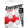 ENERGIZER E300849104 Knopfzellen-Batterie Lithium CR2025 3,0Volt - 4 Stück