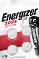 Energizer Lithium 3V Zelle 4 er Blister CR2025 IEC C Knopfzelle