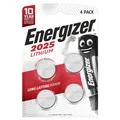 Energizer Knopfzelle CR2025 4er Blister