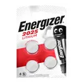 Energizer CR 2025 CR2025 3V Batterie Lithium Knopfzelle DL2025 im 4er Blister