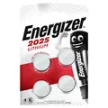 Energizer - Batterie Knopfzelle 4xCR2025 Lithium