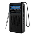 Kleines Radio, AM/SW/FM Radios mit praktischem Karabinerhaken und Kopfhörerbu...