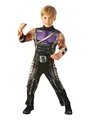 Rubies 3630505S Hawkeye Avengers Assemble Deluxe, Kindkostüm, Jungen, Schwarz (Original) Karneval