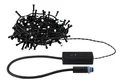 Paulmann LED-Lichterkette Yuna IP44 Schwarz, 1-flammig, dimmbar