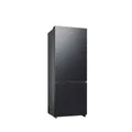 Samsung RB53DG706BB1EF Kühl-Gefrierkombination, 203 cm, 538 l, Extra breit (75 cm), Kühlschrank mit Gefrierfach, Wifi & AI Energy Mode, Twin Cooling+, Twist Ice Maker, Premium Black Steel