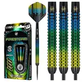 WINMAU Firestorm 22 Gramm Profi Wolfram Steeltip Dartpfeile Set mit Flights und Schäfte