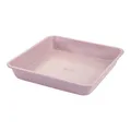 FACKELMANN x Pamela Reif Brownieform – Quadratische Backform 23 x 23 x4 cm, Pastellrosa, Antihaft und hitzebeständig, 26566