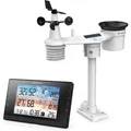 BRESSER WSC Wettercenter WLAN mit 5 und 1 Multisensor