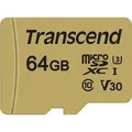 Transcend 64GB UHS-I U3 SD CARD (64 GB, microSDXC, U3, UHS-I) (TS64GUSD500S)