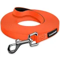 Wasserdicht Schleppleine für Hunde, 3m 5m 7m 10m 15m 20m 25m 30m Biothane Schleppleine mit Robusterem Karabiner, Wasserfest Hundeleine, Laufleine für Große bis Kleine Hunde, Reißfeste Trainingsleine