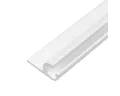 LYSEL® U-Laufschiene Kederschiene Kederleiste Aluminium 45° weiß RAL 9016 für 5-9mm Keder L, (1-tlg), 1000 x 15 x 30 mm [L x B x H]