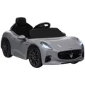 Kinder Elektroauto 12V Kinderauto mit 2,4 GHz Fernbedienung, 2 Motor, Grau