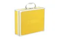 ECI Tools Werkzeugkoffer Aluminium Koffer Gelb Box mit Schaumstoffeinlage 560026