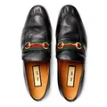 GUCCI Paride Web Horsebit Slip-On Mokassins Loafer Signature Horsebit und Web-Detailing schwarz 40