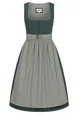 Nübler Trachtenkleid Midi Dirndl Petra in Grün von Nübler