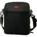 Levi's Herren Dual Strap North-South Crossbody Bag, Regular Black