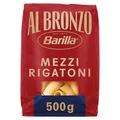 Barilla Pasta Al Bronzo Mezzi Rigatoni 1x500g I aus Bronze-Formen, Saucenhaftung auf die italienische Art, 100 Prozent hochwertiger Hartweizen