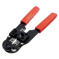 LogiLink Professional (WZ0004 Crimpzange (8P8C-RJ45) mit Kabelschneider und Metall-Abisolierer