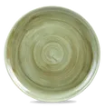 Churchill STONECAST Burnished Green Coupe Plate Teller Porzellan 32,4 cm grün