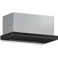 Klarstein Velaire Dunstabzugshaube 60cm, Unterbau, Ausziehbar, 896 m3/h Boost, Touch, ++, LED, Leise, Aluminium- & Aktivkohlefilter, Unterbauhaube... - Schwarz